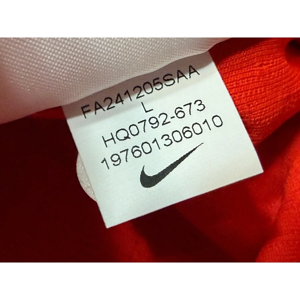Nike Court Slam ADV Dri-FIT 1/4 Zip Tennis Polo Red Slim Fit (HQ0792-673) Sz L